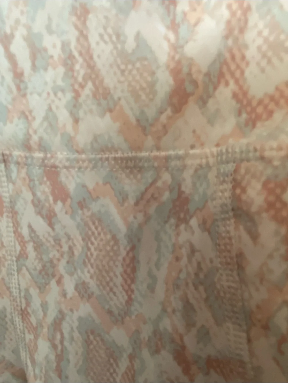 Old Navy Pink and Cream Patterned Active Leggings